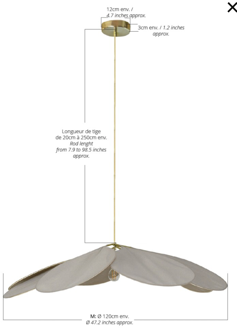 Suspension Pale M - ALBÂTRE