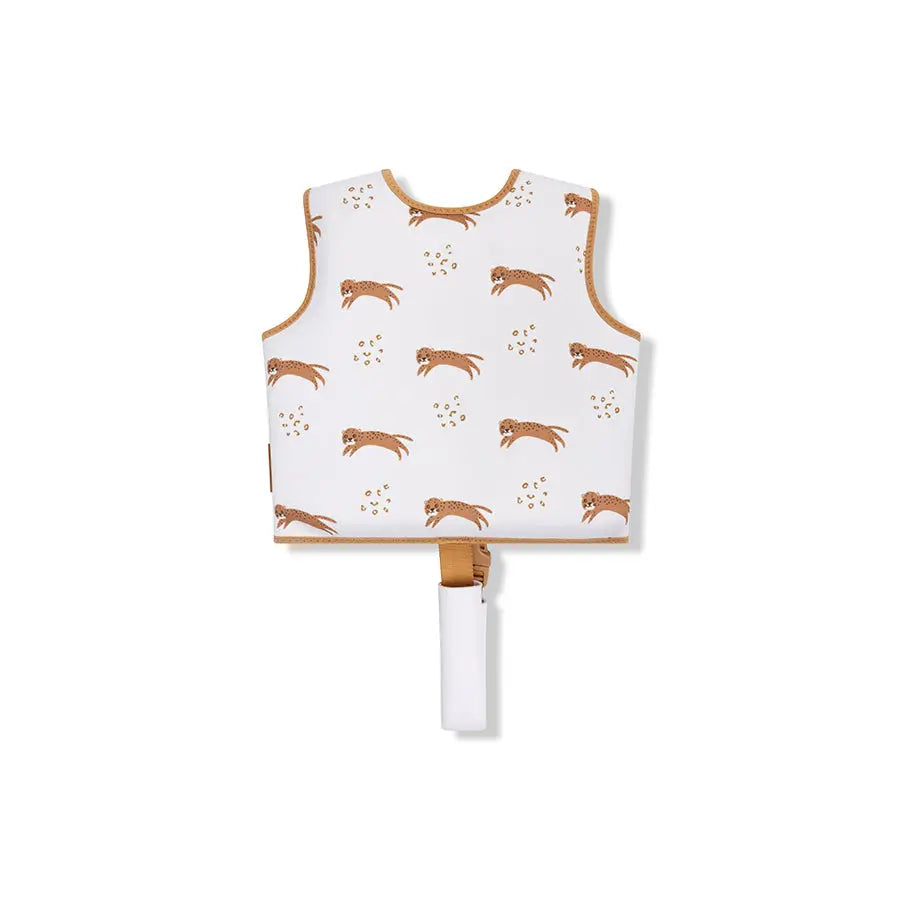 gilet de natation beige leo swim essentials