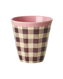 gobelet vichy marron rice