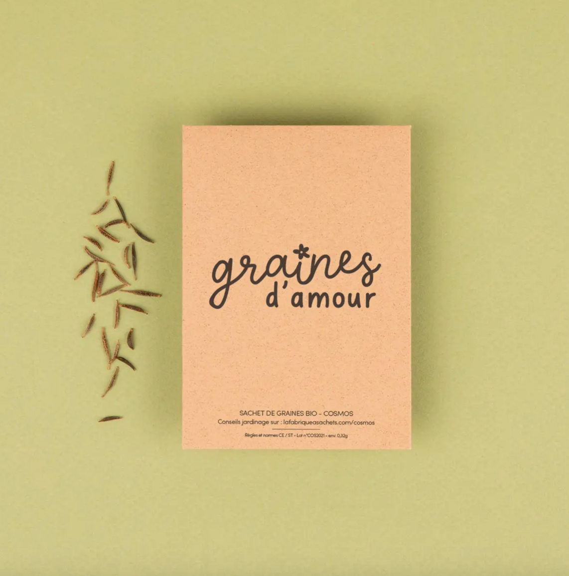Sachet de graines - Graines d'amour