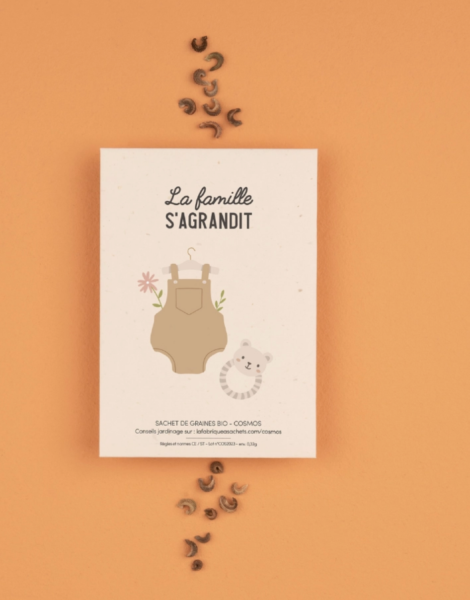 Sachet de graines - La famille s'agrandit
