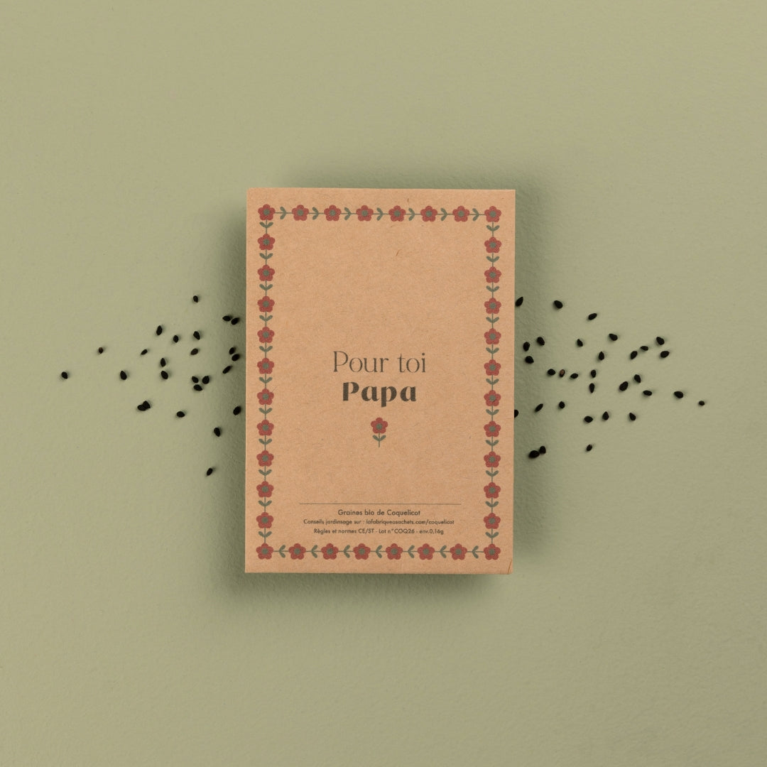 graines pour toi papa marron