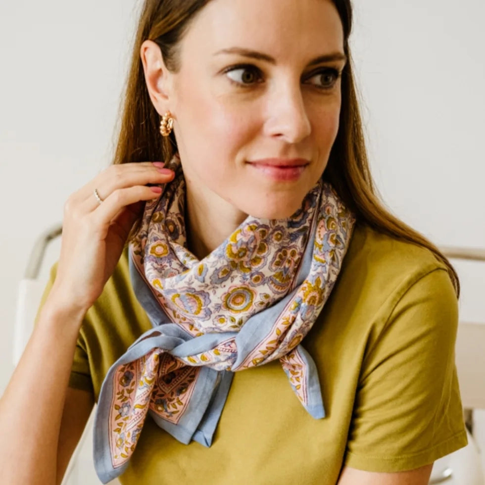 Foulard - Garda Bleuet