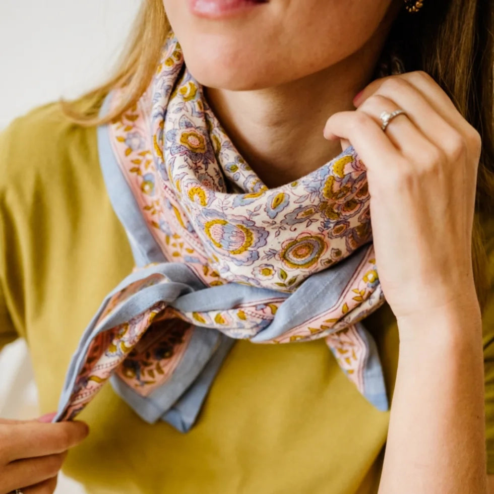 Foulard - Garda Bleuet
