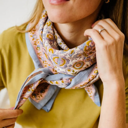 Foulard - Garda Bleuet