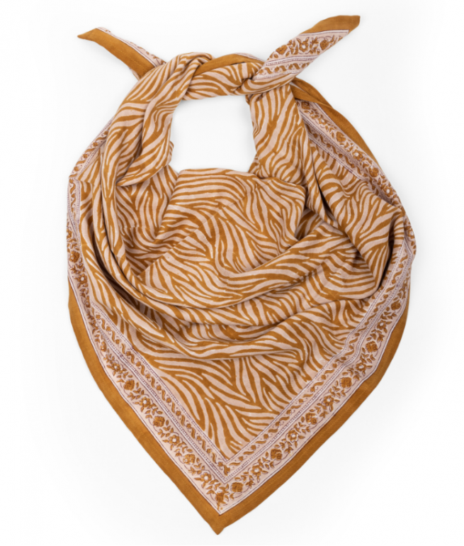 Foulard - Zebra Havane