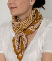 Foulard - Zebra Havane