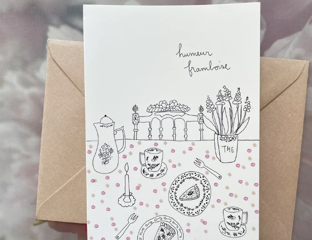 Carte - Humeur framboise