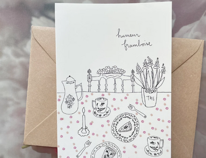 Carte - Humeur framboise