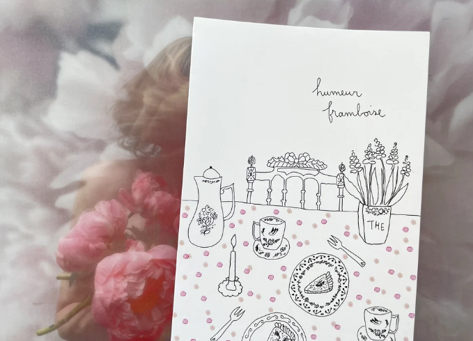 Carte - Humeur framboise