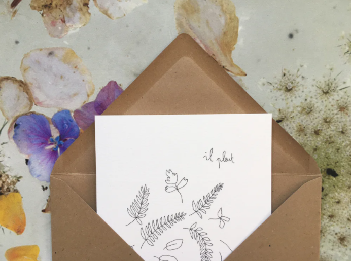 Carte - Il pleut