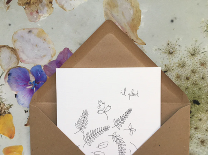 Carte - Il pleut