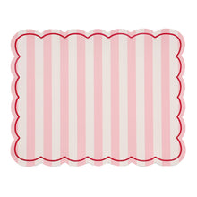 Set de table Roméo - Rayures rose