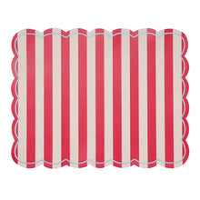 Set de table Roméo - Rayures rouge