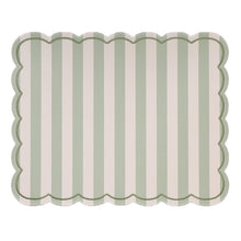 Set de table Roméo - Rayures matcha