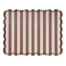 Set de table Roméo - Rayures marron