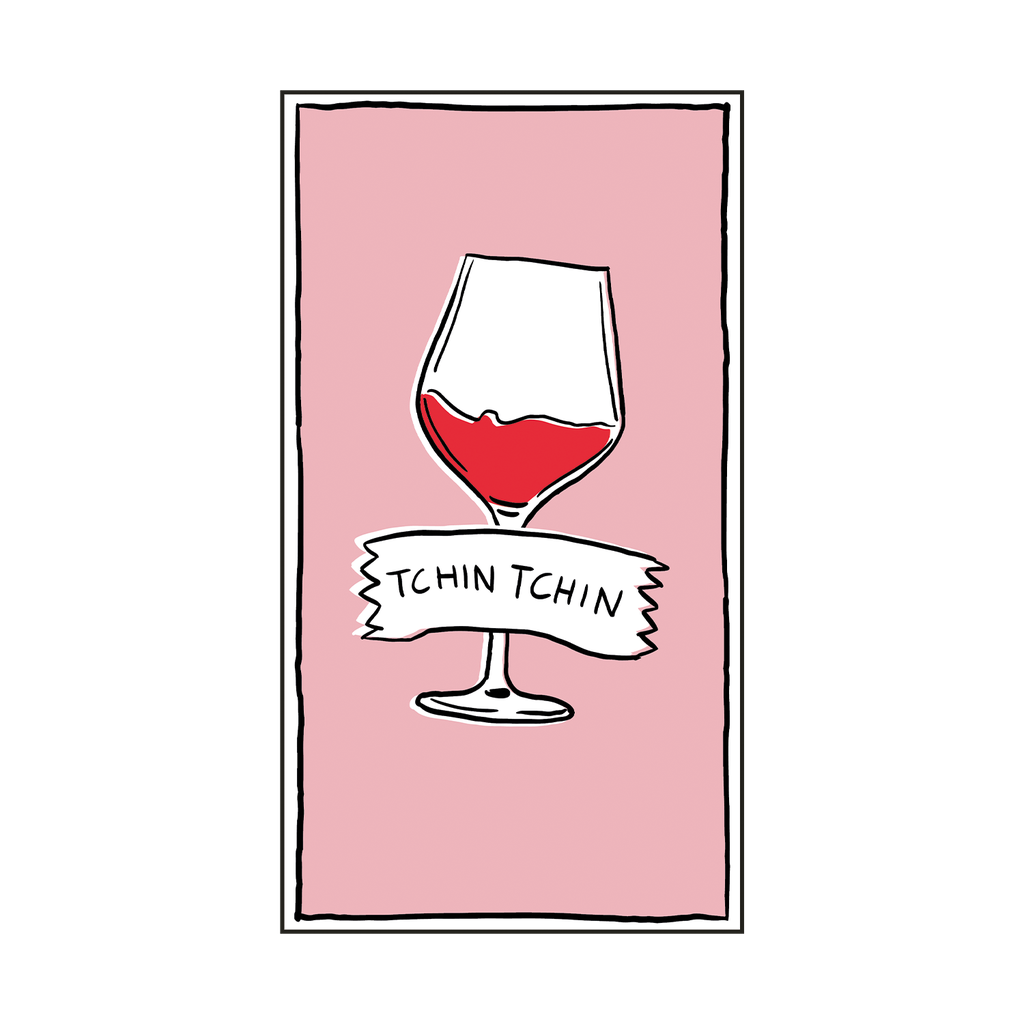15 serviettes en papier - tchin tchin