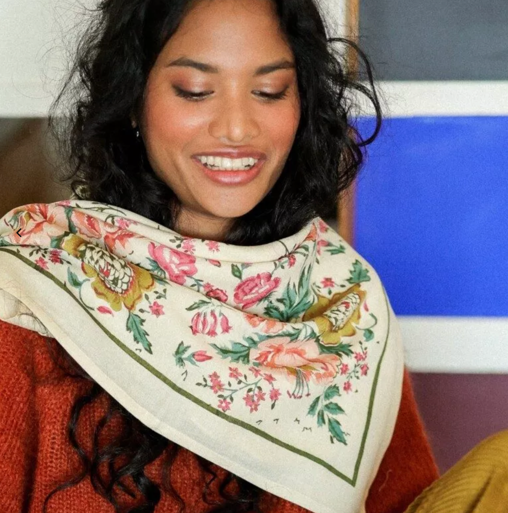 Foulard - Jeanet porcelaine