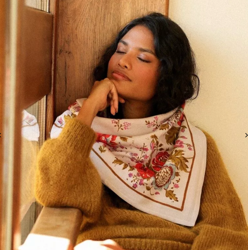 Foulard - Jeanet porcelaine
