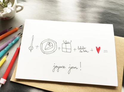Carte - Joyeux jour !