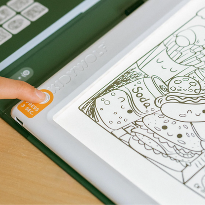 kidydrawpad tablette lumineuse meli melo