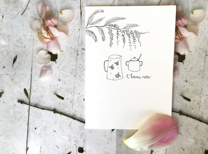 Carte - L'heure rose