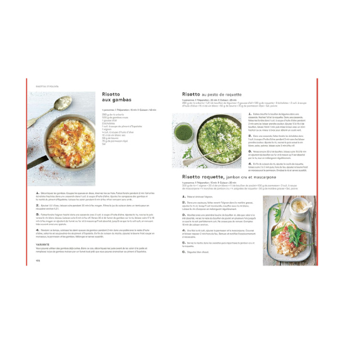 livre de recettes Italie hachette 