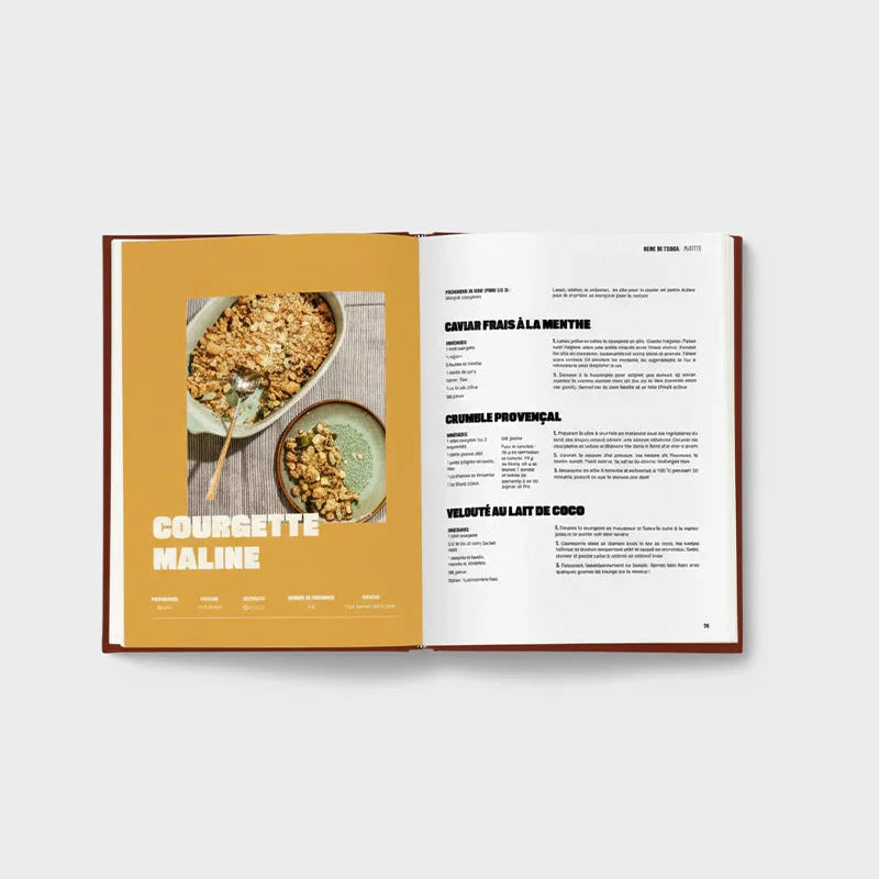 livre de recettes reine de l'orga cloch