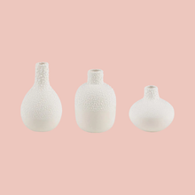 lot de 3 mini vases oursins Rader