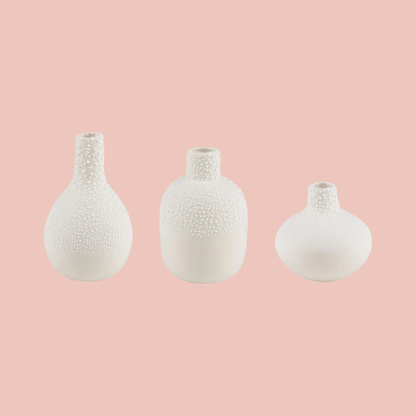 lot de 3 mini vases oursins Rader
