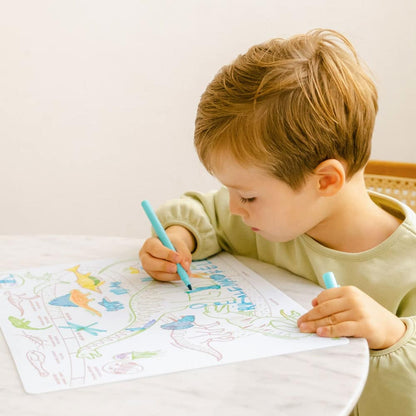 Coloriage éducatif en silicone – L’ère des dinosaures – SuperPetit
