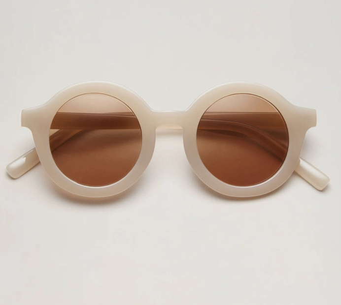 Lunettes bébé - Ronde Beige