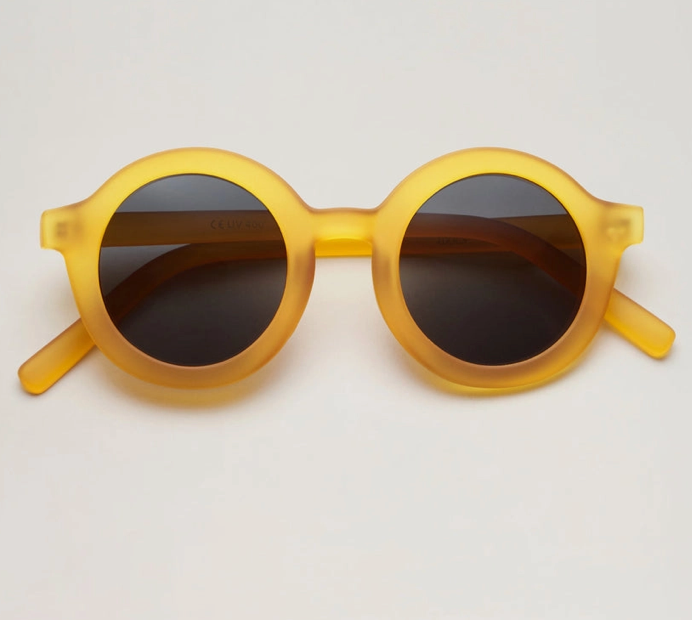Lunettes bébé - Ronde Jaune