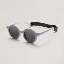 lunettes de soleil babymocs pliables lilas ronde
