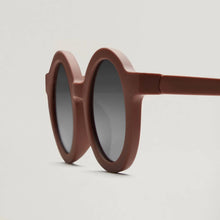 lunettes rondes bébé pliable marron babymocs