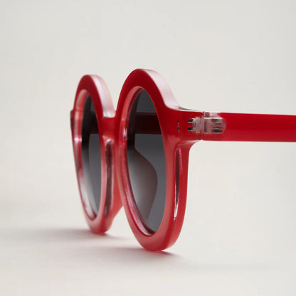 lunettes rondes babymocs ronde rouge