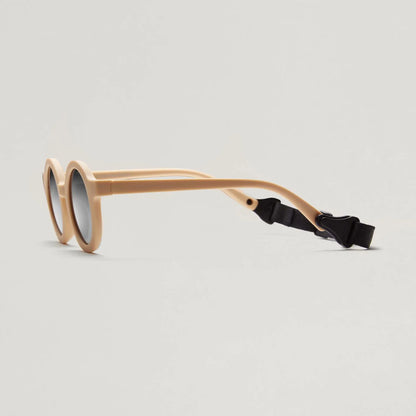 lunettes rondes pliable bébé ronde jaune babymocs