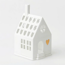 Photophore maison "Home is where the heart is" - Porcelaine