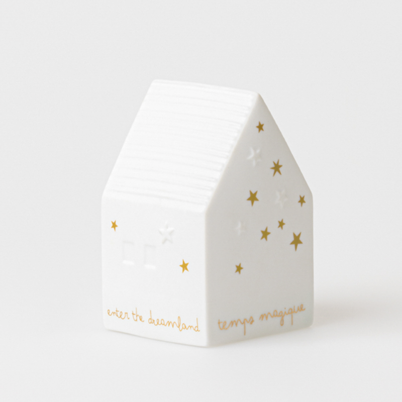 Maison "moment magique" LED - Porcelaine