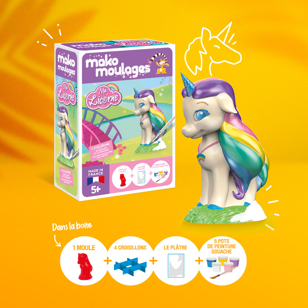 Moulage - Ma licorne Arc-en-ciel