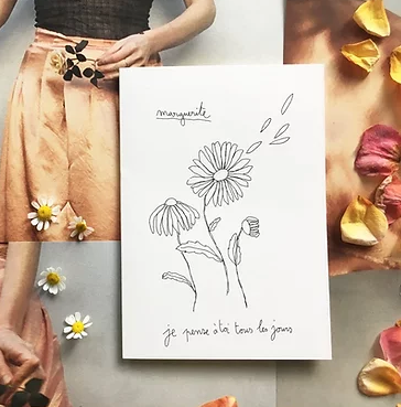 Carte - Marguerite