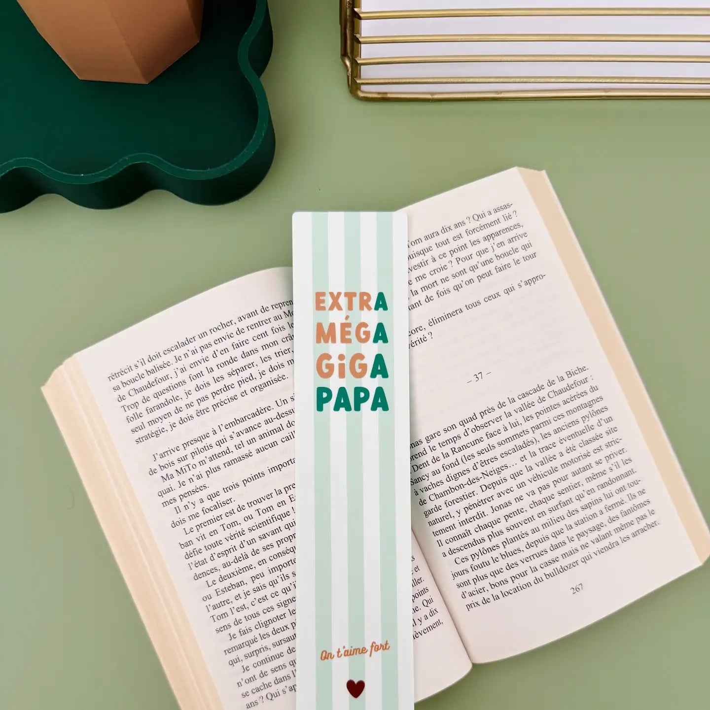 marque page extra mega giga papa 