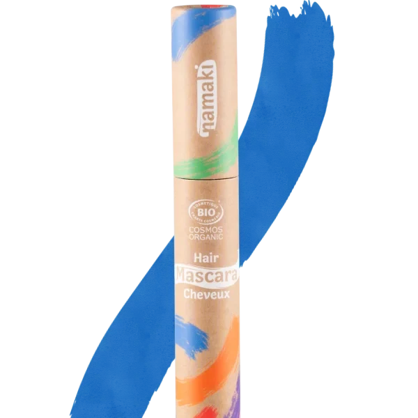 mascara cheveux bleu
