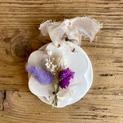 Médaillon - Veux-tu être ma marraine ? (fleurs lilas)