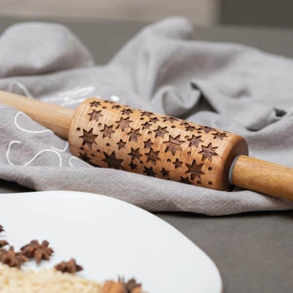 Rouleau à pâtisserie - étoiles