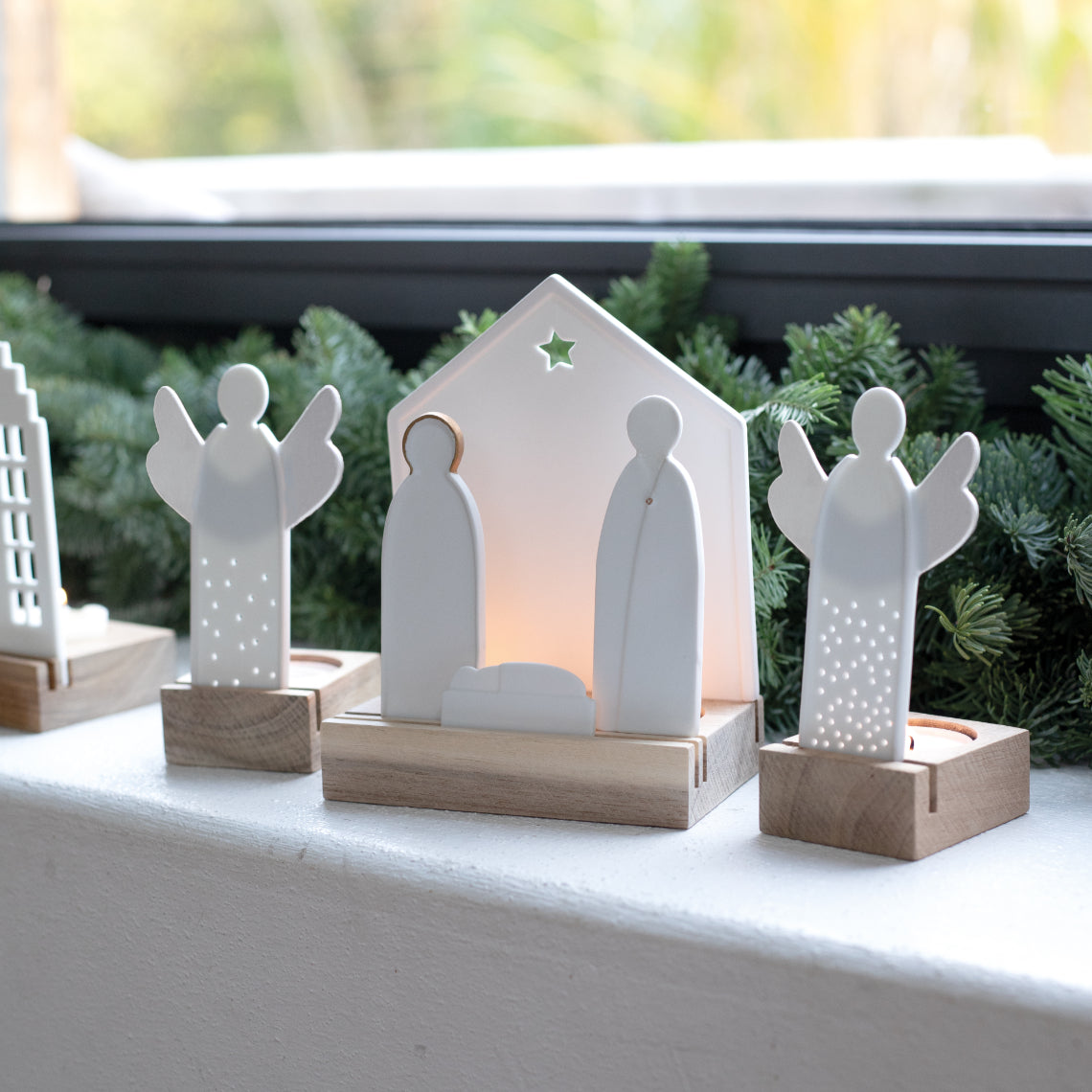 Crèche bougeoir - petit modèle