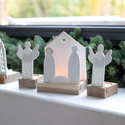 Crèche bougeoir - petit modèle