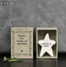 Mini boîte étoile - You're a star