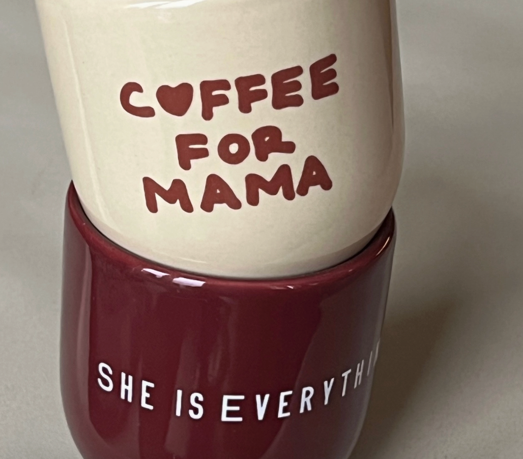 Mug beige - Coffee for mama