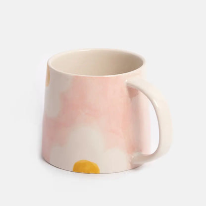 mug rose grandes fleurs blanches Caroline gardner 